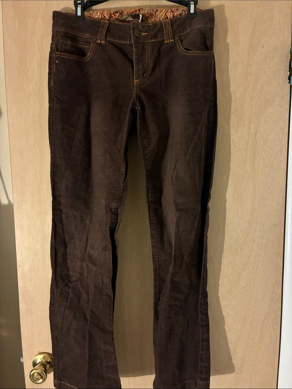 Prana Brown Corduroy Jeans